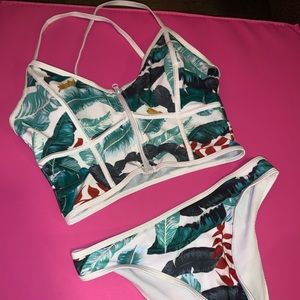 Tropical flower bikini/ tankini